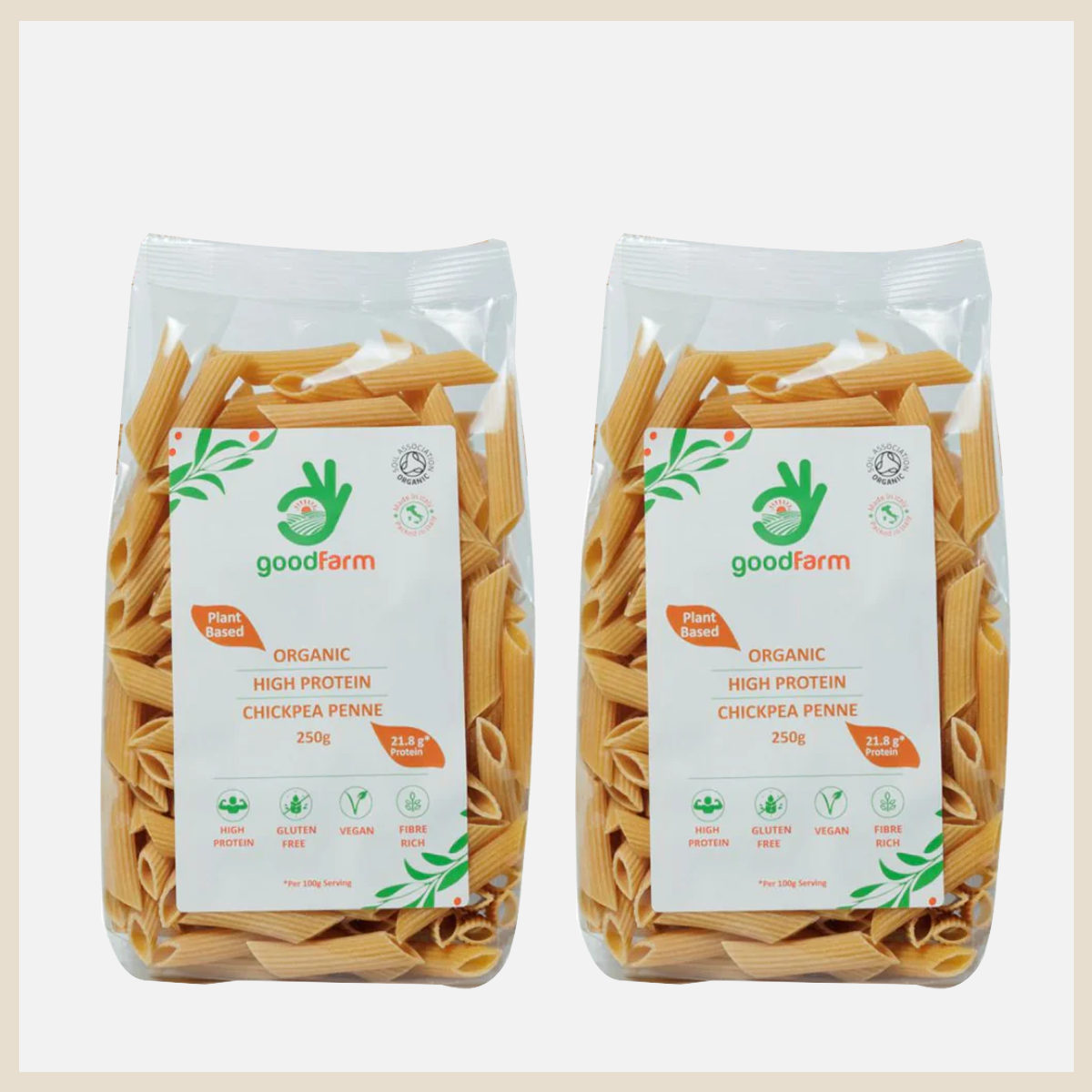 goodFarm Organic Chickpea Penne 250g