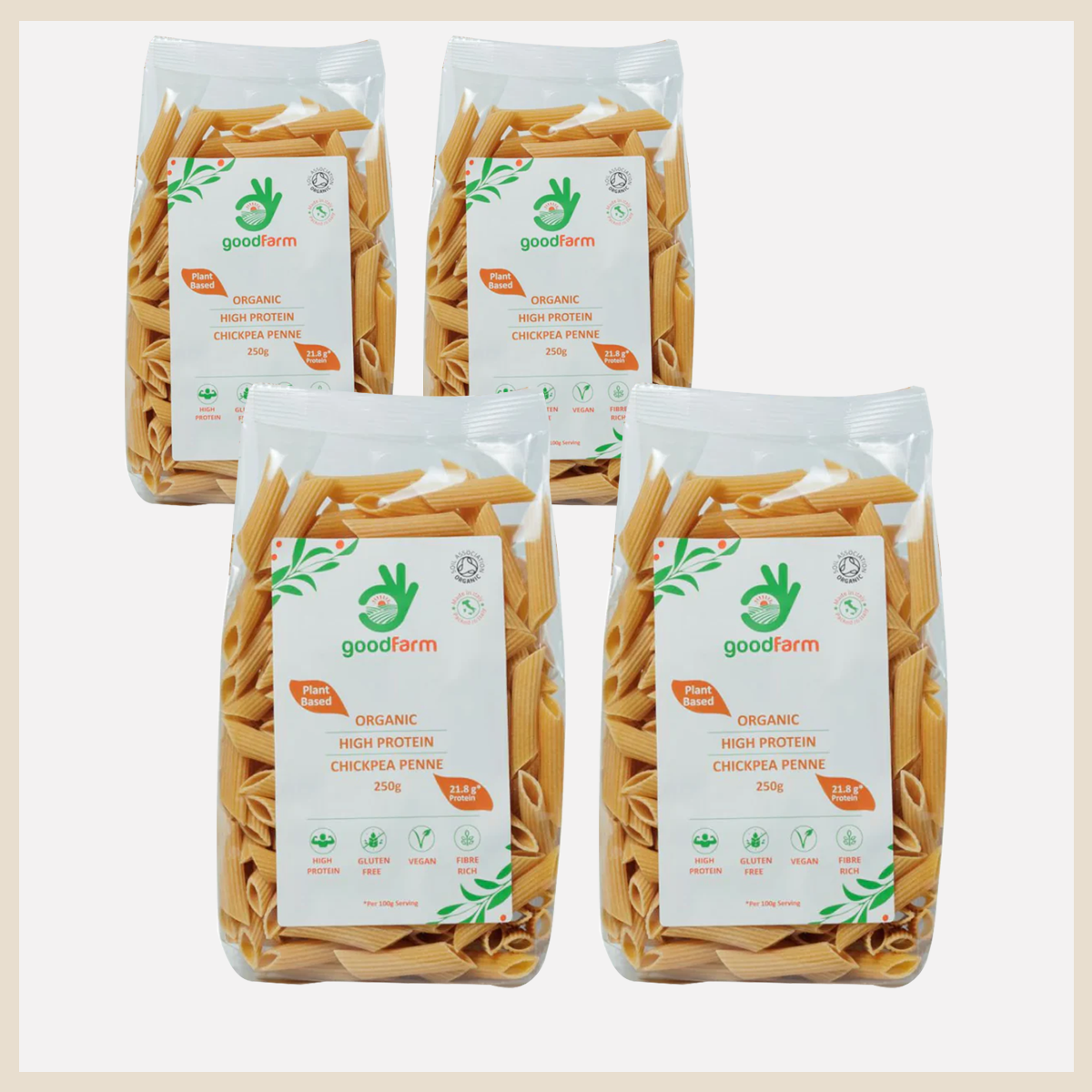 goodFarm Organic Chickpea Penne 250g