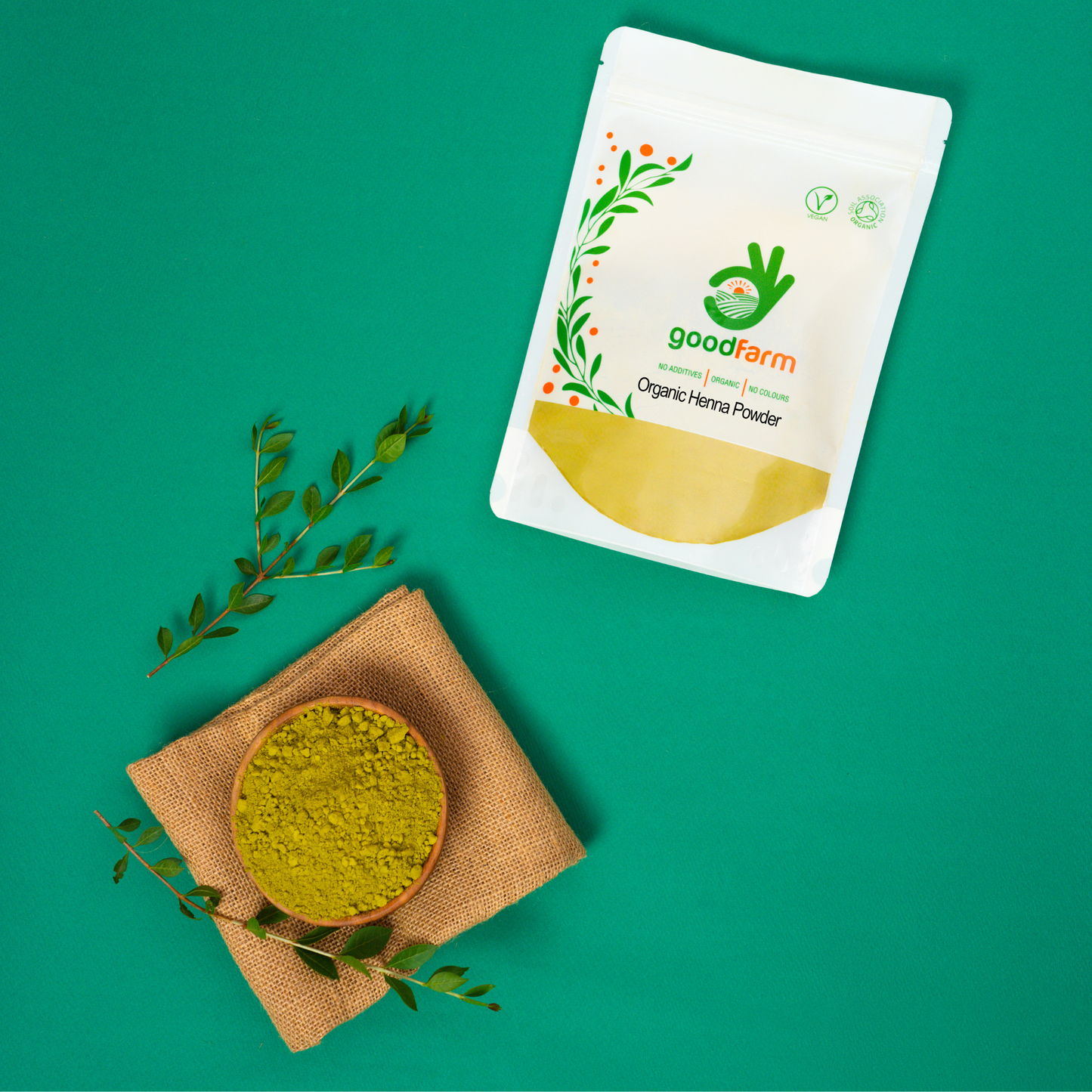 goodFarm Organic Henna Powder 250g