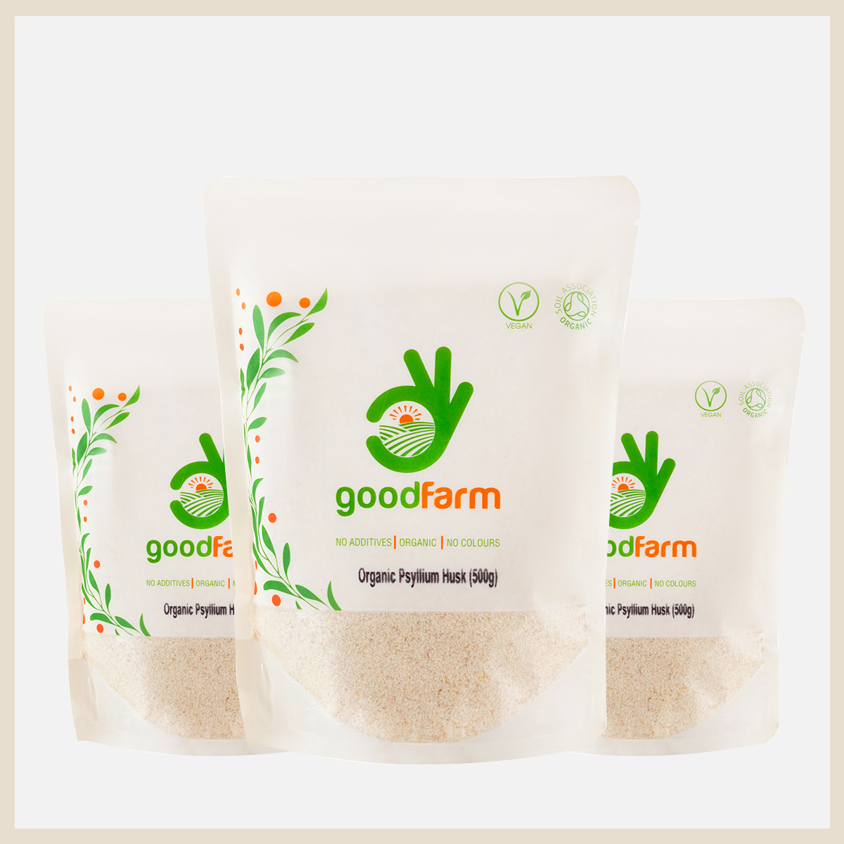 goodFarm Organic Psyllium husk 500g