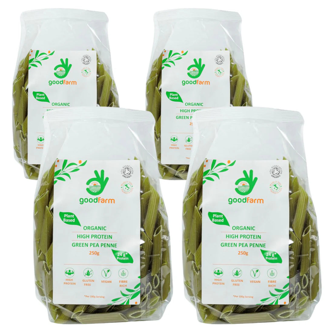 goodFarm Organic Green Pea Penne 250g