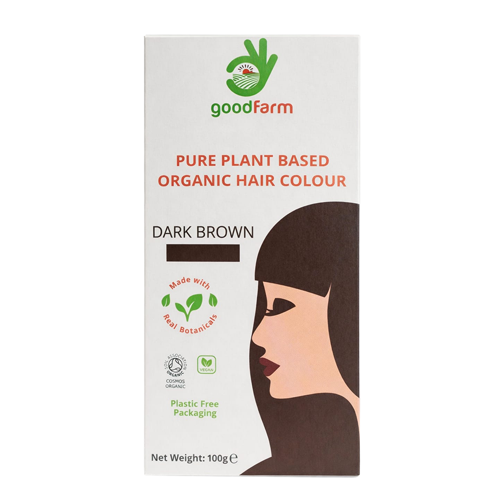 goodFarm Pure Plant Based Organic Hair Colour - Dark Brown (New)