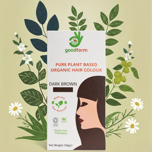 goodFarm Pure Plant Based Organic Hair Colour - Dark Brown (New)