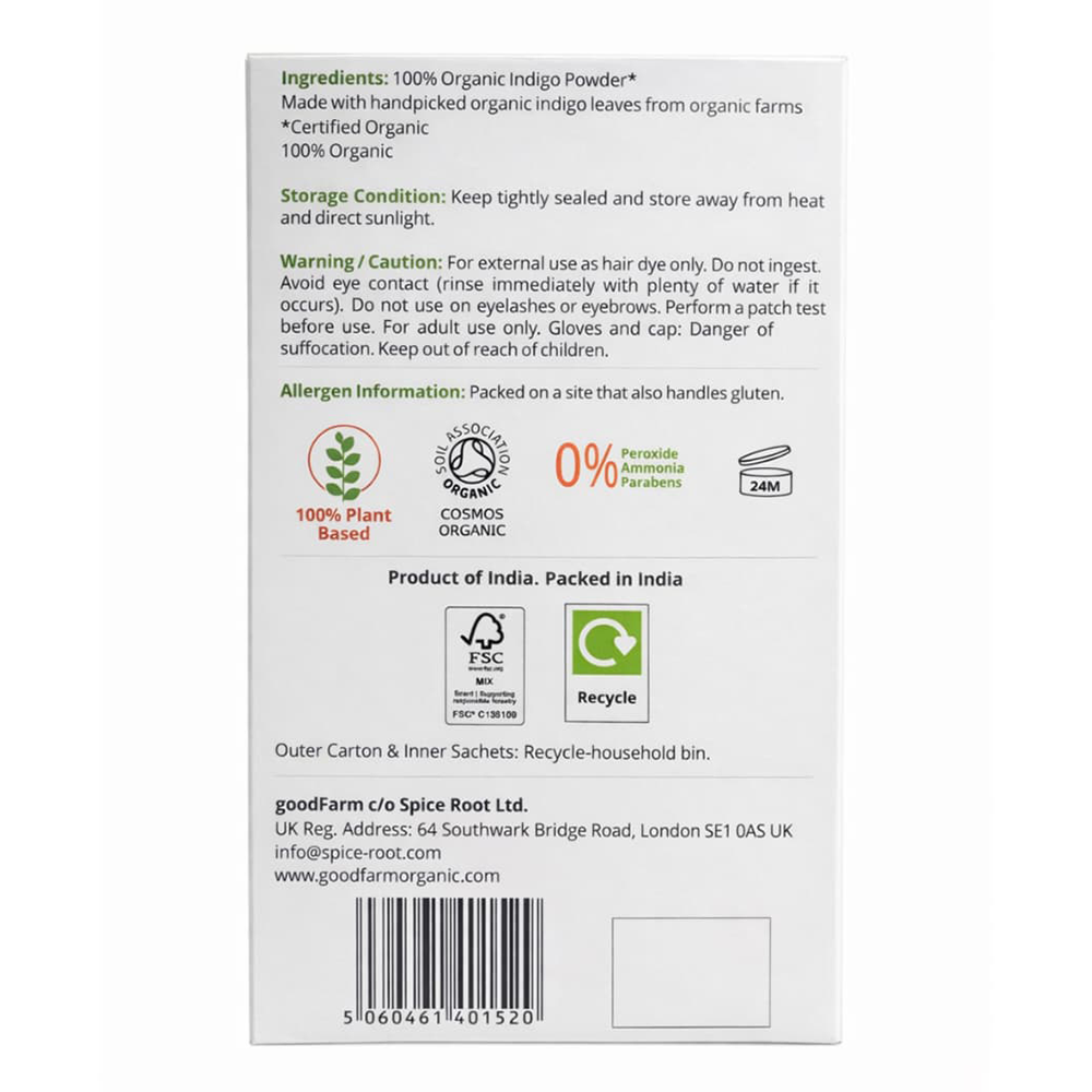 goodFarm Organic Indigo Powder 250g